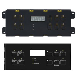 316557118 Oven Control Board Replacement Compatible with Frigidaire Kenmore Electronic Clock/Timer Display 316418208 316557108, 120V, 60 Hz (Include The Covering Panel)