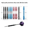 BIPY 87/Pack Dart Stems and Flights Set in 2BA Thread