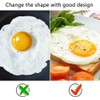 4X Egg Rings for Frying Poaching Eggs Omelettes Mini Pancakes