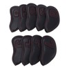 9Pcs/Set Golf Iron Head Covers Waterproof Sunscreen Golf Iron Covers