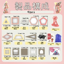 HIWO Magnetic Blocks, 128 pcs, Magnetic Toys, Girls, Toys, Magnetic Blocks, Kids, Educational Toys, Toddlers, Boys, Magnetic Toys, 3D Puzzle, Game, Model DIY, Building Blocks, Toys, Keys, Birthday,