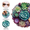 Wooden Puzzles,Succulent World Jigsaw Puzzles,Unique Shaped Wooden Puzzle for Adults
