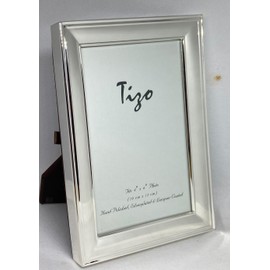 Tizo 4" X 6" Elegant Silver Frame, Made in Italy…