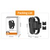 Taoricup Insta360 GO 3S/Insta360 GO3 Backpack Clip, Bag Strap Mount