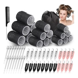 60 Tubos Para Rizar Cabello Abrazadera Plástica Para Cabello