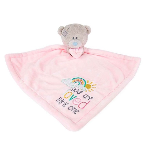 Tiny Tatty Teddy You Are Loved Baby Girl Comforter, Pink (AGB92035)