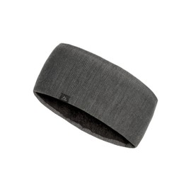 DANISH ENDURANCE Banda Térmica de Lana Merino con Forro Polar Cubre Orejas Cálido, para Hombre y Mujer, Gris Oscuro