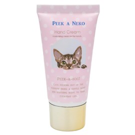 Cozy Company 172823 Hand Cream, Sweet Flowers, 0.7 oz (20 g), Comes in a Gift Box, Hand Care, Cats, Cosmetics, Birthdays, Women, Peeks, Pink, Gift Present