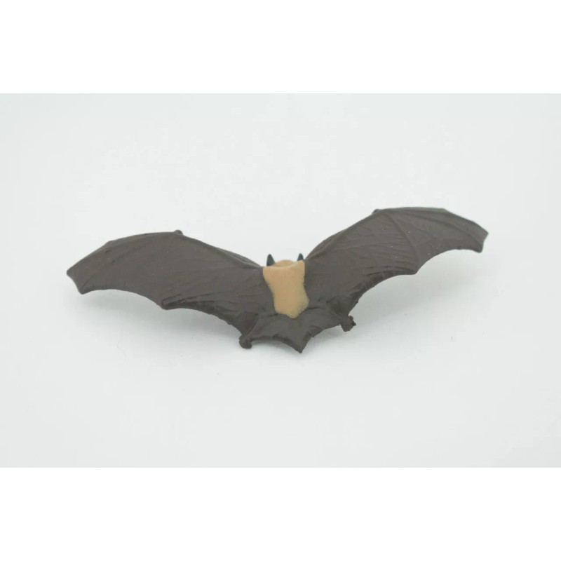 Unbranded Bat Toy, Hand Painted, Rubber Bat, Realistic Figure, Model,