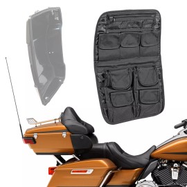 CB Tour Pack Pak Trunk Lid Organizer Pouch Luggage Storage Bag for Harley Touring