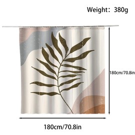 FAIRYGATE Anti Mould Shower Curtain Beautiful Boho Shower Curtains for Your Bathroom Modern That Fits Perfect to Every Bath Decor Ideal to Brighten Up Your Bohemian Bathroom B9208