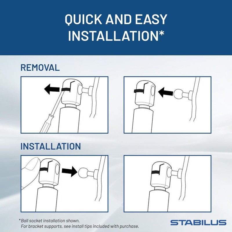 Qty (2) Stabilus 3B-187894 Fits Odyssey 2011 To 2017 Liftgate