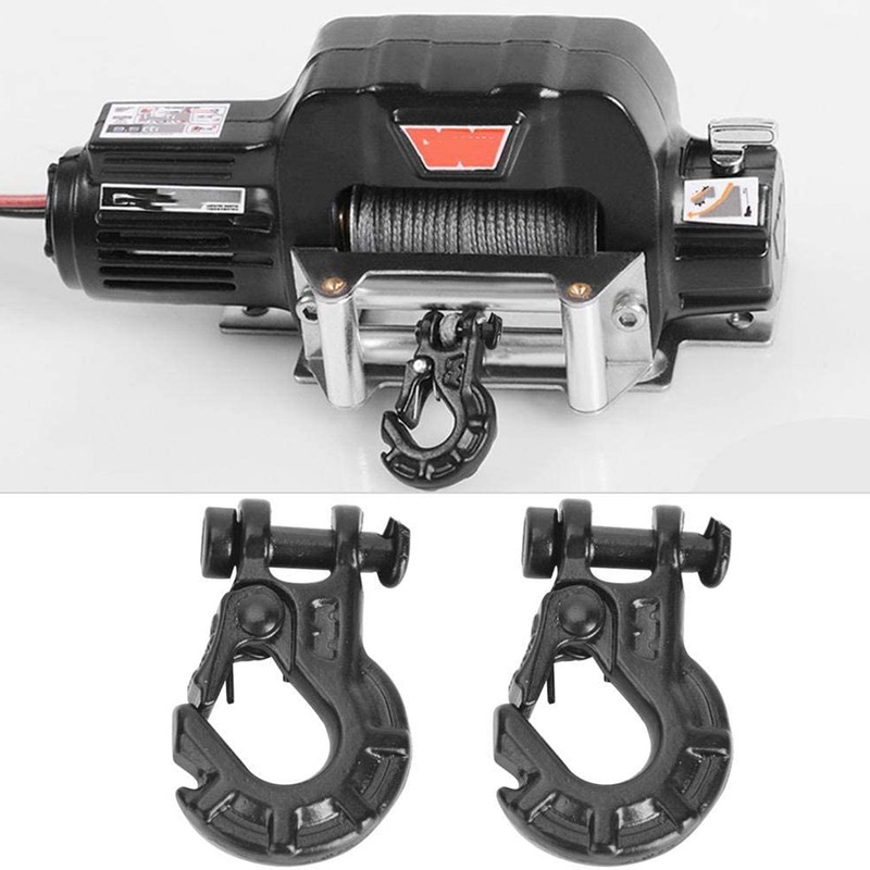 Remote Control Trailer Hook, 2PCS Durable Metal Winch Hook Trailer