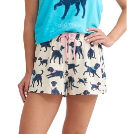 Little Blue House by Hatley Women's Pajama Shorts, Bandana Labs, X-Small