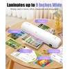A4 Laminator Machine,9 Inch Small Laminating Machine,Thermal Laminator Dual Hot