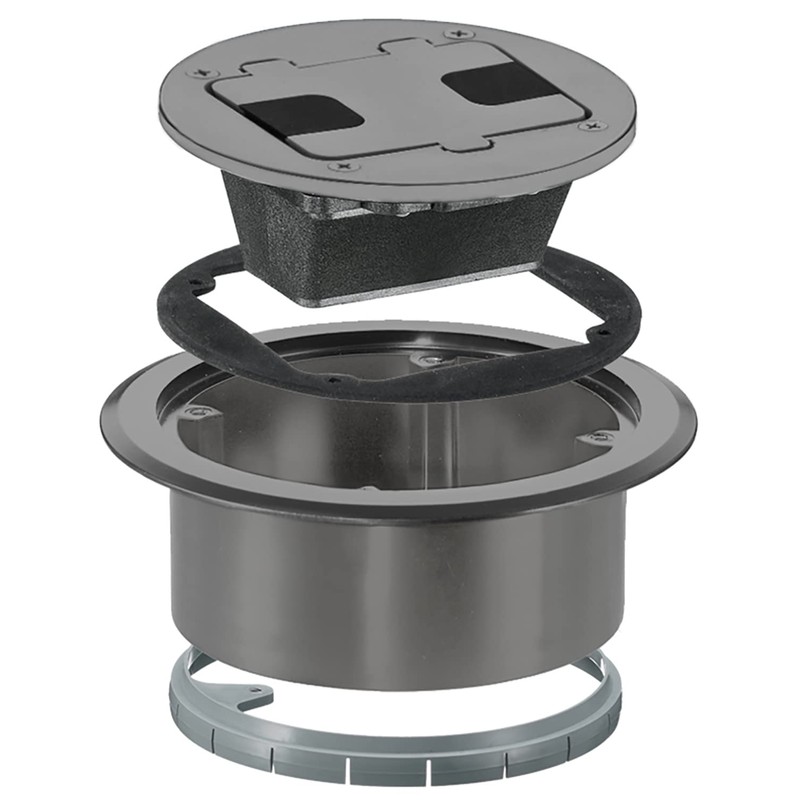 Bryant Electric RF406GY Pre-assembled Flange, Cover, and Leveling Ring for