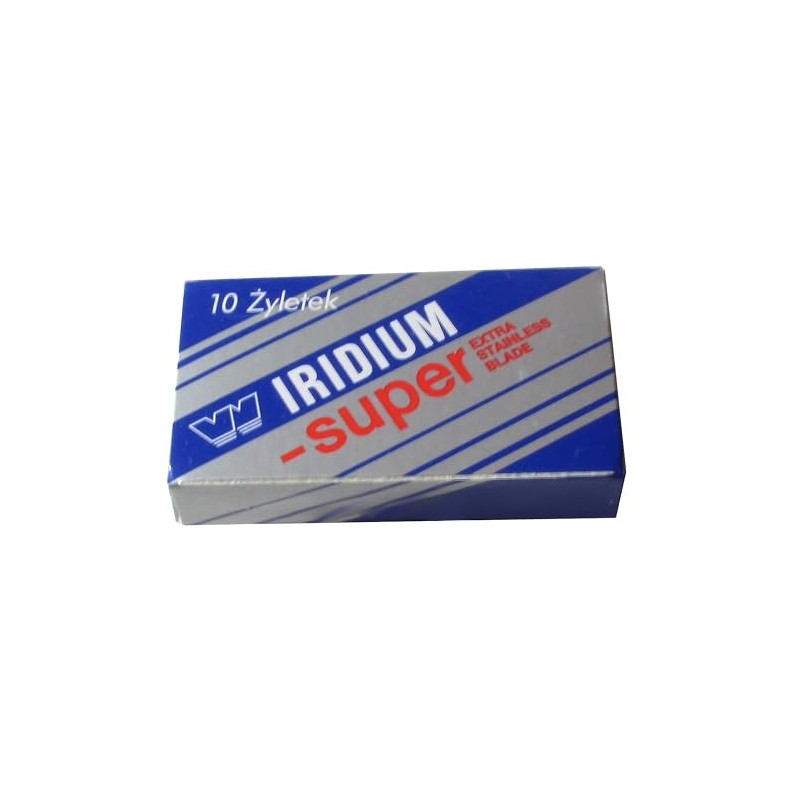 Wizamet Super Iridium Double Edge Razor Blades Pack of 40