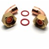 2 X 15mm X 1/2" End Feed Copper Bent Tap