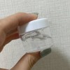 20g Round cosmetic sample container, flat dispensing container, plastic / 20g 둥근화장품샘플통 넙적소분용기 플라스틱