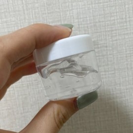 20g Round cosmetic sample container, flat dispensing container, plastic / 20g 둥근화장품샘플통 넙적소분용기 플라스틱