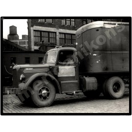 Mack Truck New Metal Sign: Pioneer Paper Stock Company - Chicago