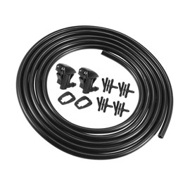 Hihaha Windshield Washer Nozzles Kit for Toyota Corolla 2000-2011 / Outer/Durable Plastic / 2 Pcs Black