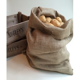 Nutley's 50 x 80cm Large Hessian Potato and Vegetable Sack (Pack of 2)