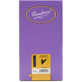 Vandoren CR1035/50 Bb Clarinet Traditional Reeds Strength 3.5; Box of 50