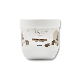 Iris Creamy Cocoa Body Butter - Indulge in Silky Smooth Skin | Deep Nourishment and Hydration | Suitable for All Skin Types | 180g