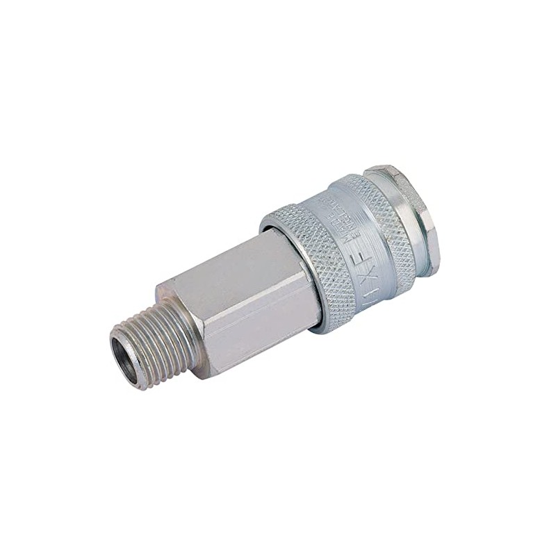 Draper 54404 Parallel Euro Coupling Male Thread, 1/4" BSP