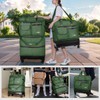 36'' Duffel Bag Suitcases with Wheels,Expandable Foldable Luggage Bag with