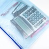 FLE-002 Zippered File Case, A5, Set of 5 Colors, Mesh,