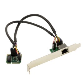 KALEA-INFORMATIQUE Mini PCI Express Controller Card Network 1 Port LAN GIGABIT ethernet with Realtek RTL8111 Chipset