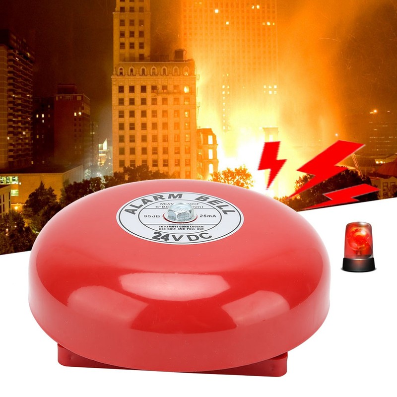 6 Inches Carbon Steel Internal Strike Type Electric Bell 95db