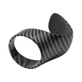 ATUOTPO 1PC Carbon Fiber ABS Shift Knob Trim Cover Trim Compatible with Lexus IS250 350 200T RC300 RC350 GS350 RX350 2014-2021 Base Sport Sedan