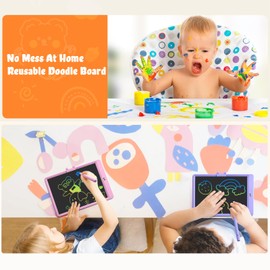 Kidopire Travle Toy for Kids Toddler, 2 Pack LCD Writing Drawing Tablet, 10.5 Inch Doodle pad board, Etch Sketch Gift for 3 4 5 6 7 8 9 Years Old Girl Boy