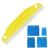 Paint Line Edger, Paint Edge Tool with 4PCS Plastic Scrapers