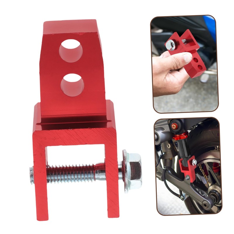 GRIRIW Motorcycle Riser Aluminum Extender Damping Adapter Enhance Stability Comfort