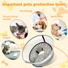 Uaidie Dog Cone Collar with Enhanced Anti-Licking, Inflatable Dog Cone