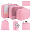 Packing Cubes for Suitcases 7 Set, Luggage Packing Organizers with
