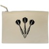 'Darts Set' Canvas Clutch Bag/Accessory Case (CL00039697)