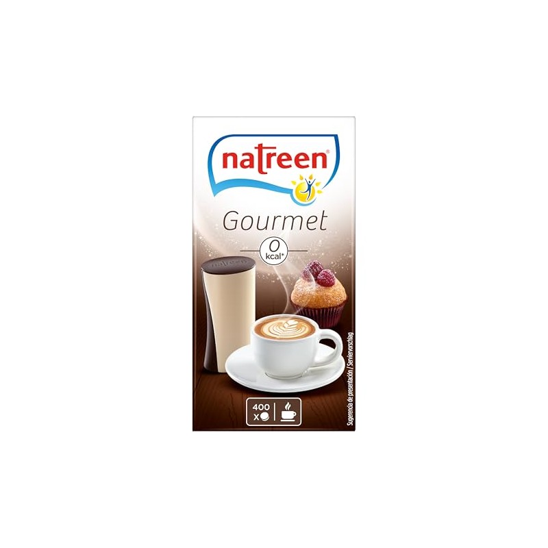 natreen Sweetener Gourmet Table Dispenser No Calories Sugar Substitute 400