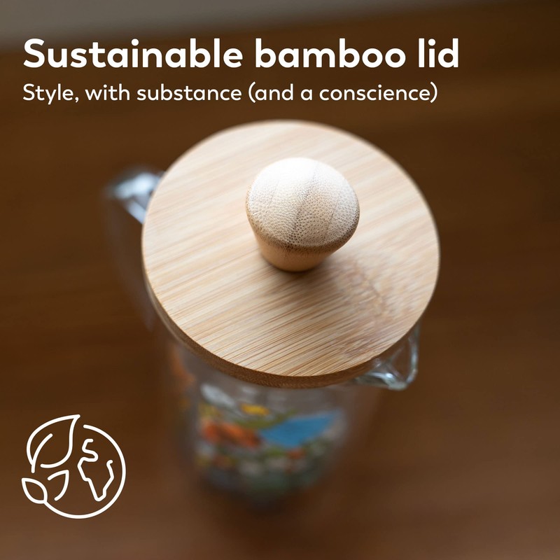 Rasa 350ml French Press Coffee Maker | Heat Resistant Double-Walled