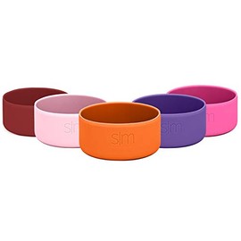 Simple Modern Boot para botellas de agua Summit | Se adapta a 64 onzas y 84 onzas, no es compatible con Trek, vasos, clásicos, Voyagers, funda de silicona antideslizante para parachoques inferior | Colección Summit | Naranja otoño