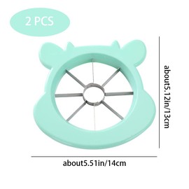 2 Pcs Fruit Cutters Cartoon Fruit Corers Multifunction Fruit Slicers for Kitchen House Use