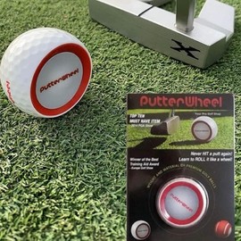 Golf Training System for Practice Green or Mat - PutterWheel Golf Ball Putting Training Aid (1 Pack) - Quantity: 2 Pack