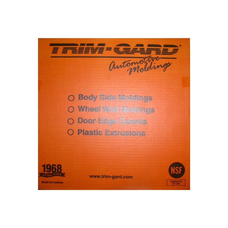 2 1/4" Black and Chrome Body Side Molding (Chrome, 50