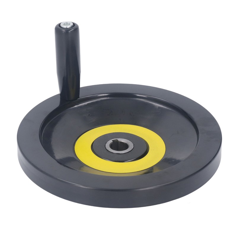 Revolving Handle Hand Wheel 18x200mm Backside Corrugated Hand Crank Handwheel