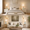 26" Modern Bedside Table Lamps Set of 2 for Bedroom