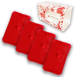 Reusable Snap Heat Pack, Reusable Pocket Hand Warmers, Hand Warmers Click, Pouch Gel Hand Warmers Cute Long Lasting Warmth for Outdoor, Camping, Hiking (Set of 4)